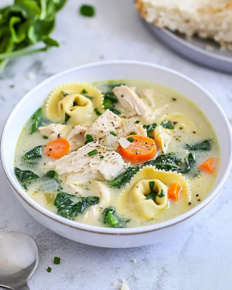 Instant Pot Chicken Tortellini Soup