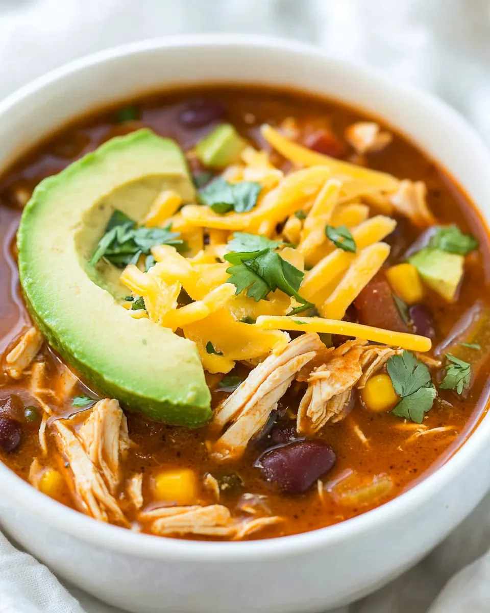 Instant Pot Chicken Tortilla Soup