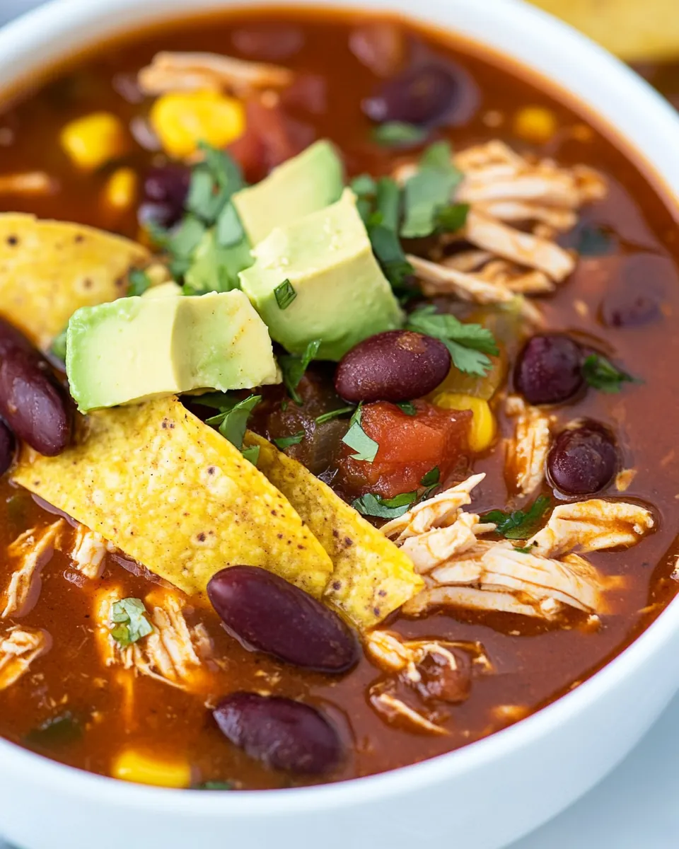 Instant Pot Chicken Tortilla Soup