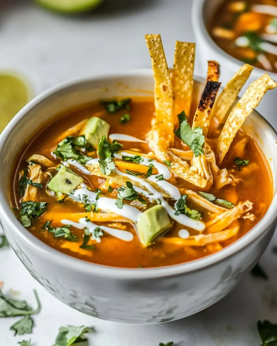 Instant Pot Chicken Tortilla Soup