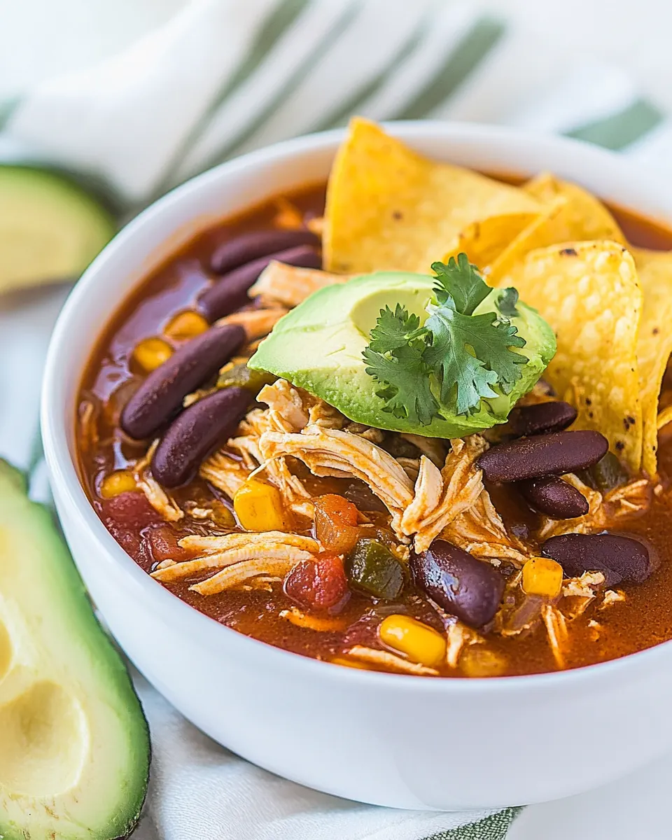 Instant Pot Chicken Tortilla Soup