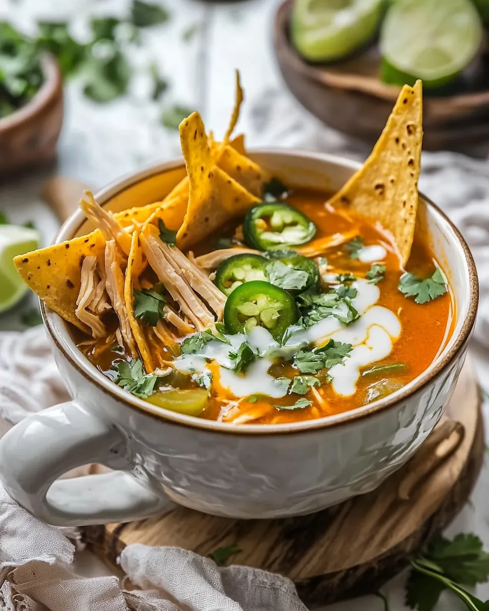 Instant Pot Chicken Tortilla Soup