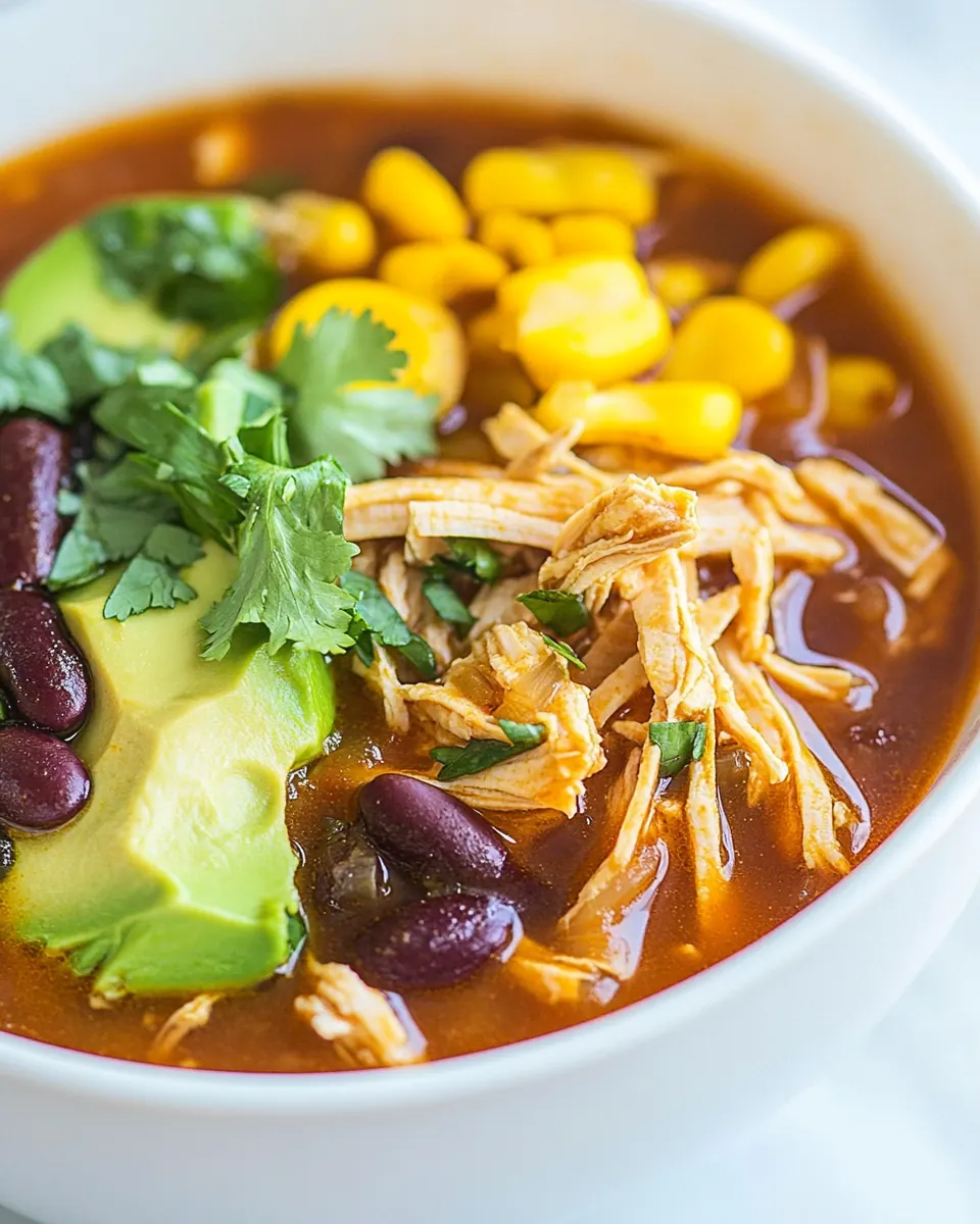 Instant Pot Chicken Tortilla Soup