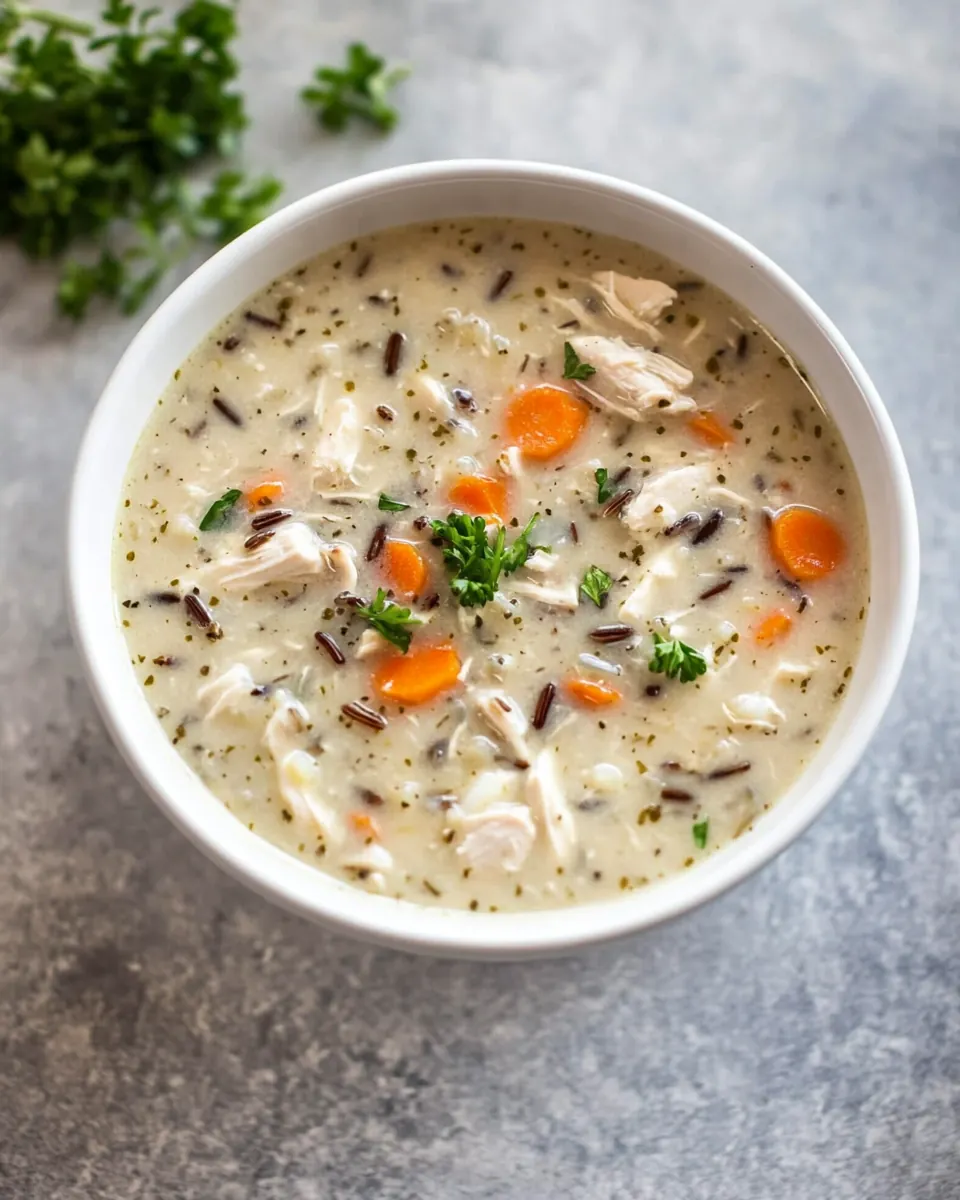 Instant Pot Chicken Wild Rice Soup