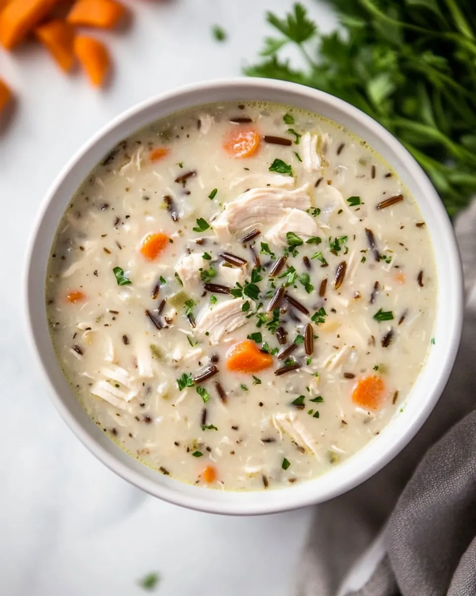 Instant Pot Chicken Wild Rice Soup