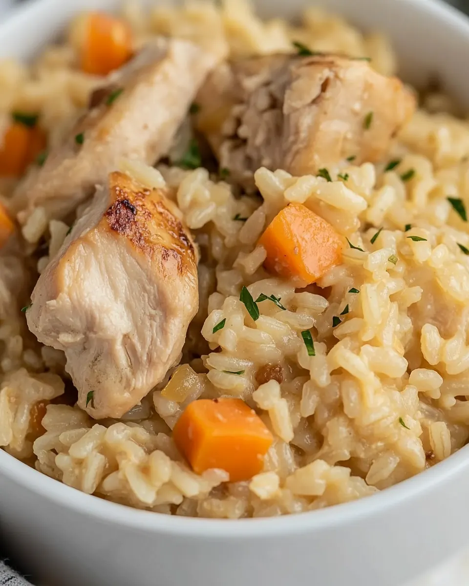 Instant Pot Chicken and Brown Rice