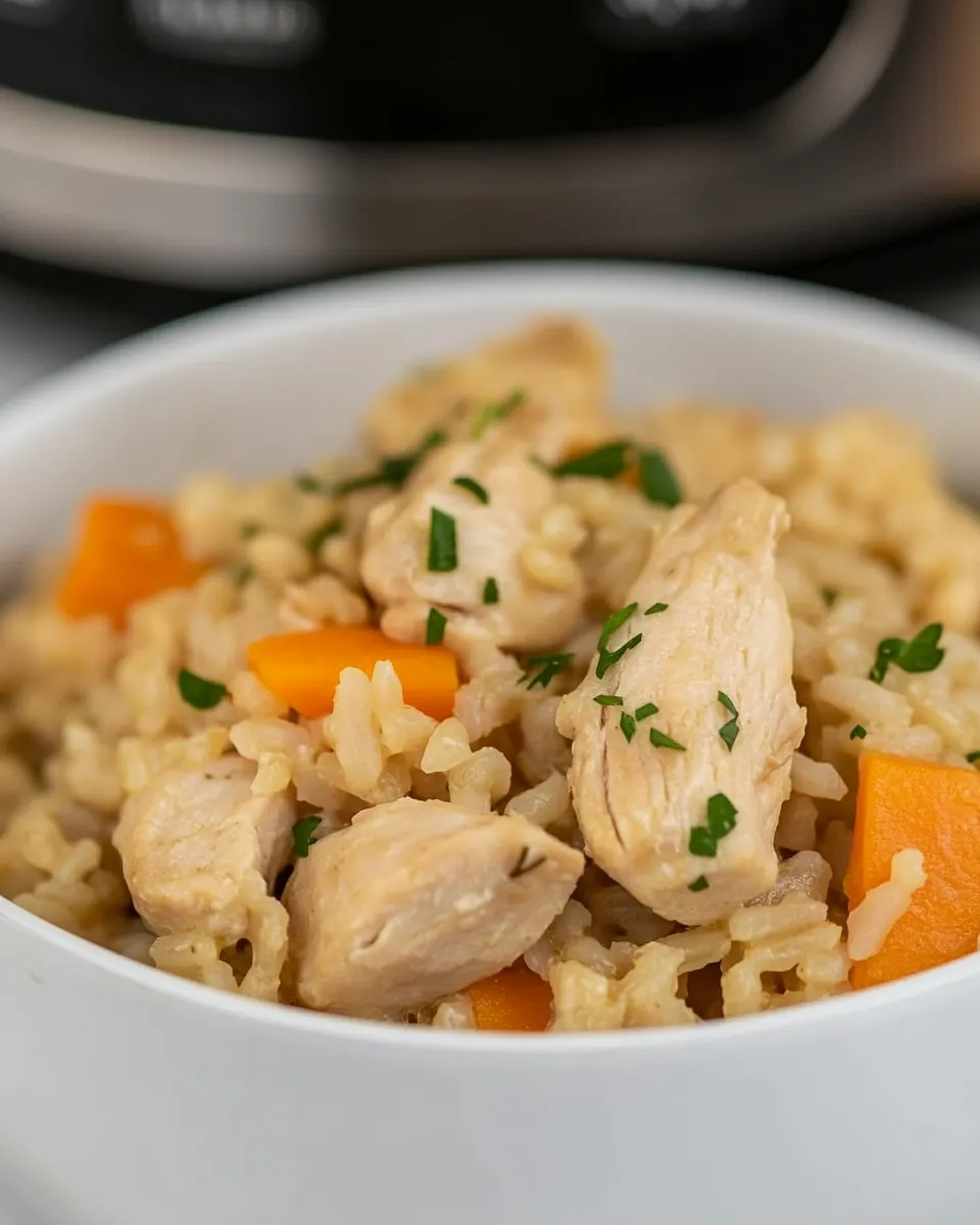 Instant Pot Chicken and Brown Rice