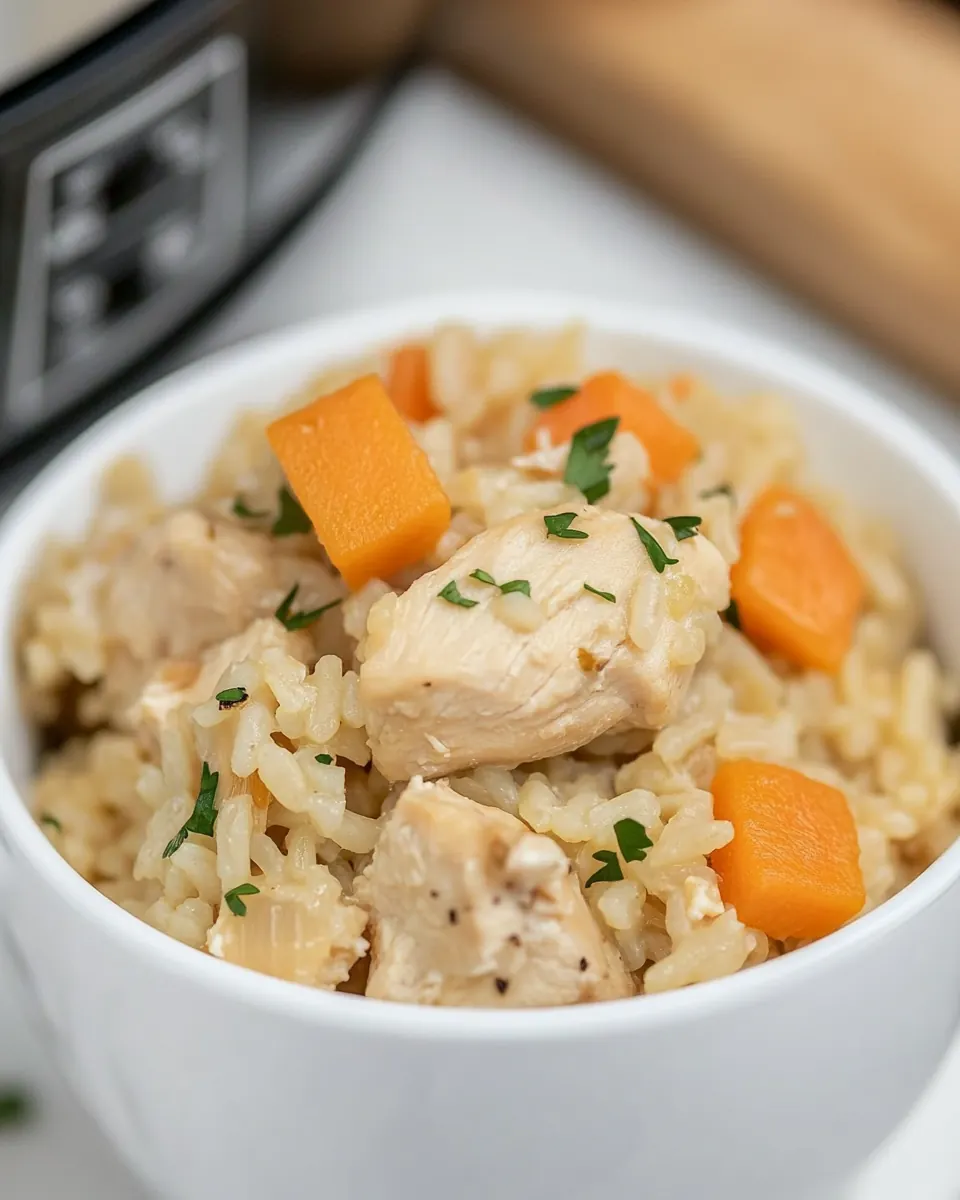 Instant Pot Chicken and Brown Rice