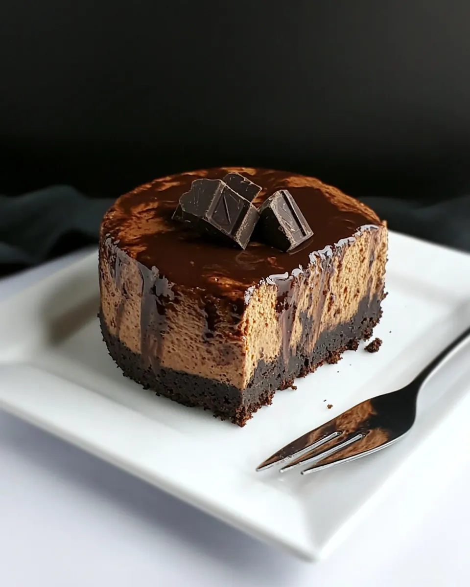 Instant Pot Chocolate Marble Cheesecake