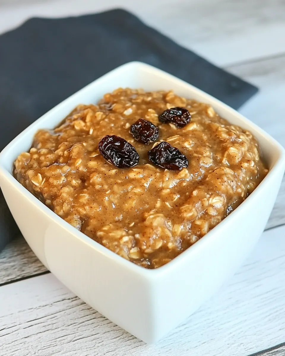 Instant Pot Cinnamon Raisin Steel Cut Oatmeal