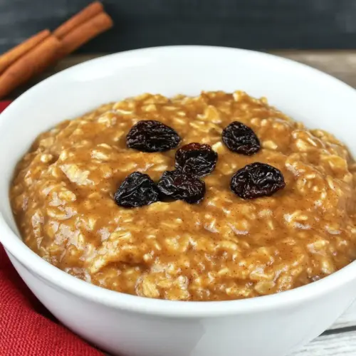 Instant Pot Cinnamon Raisin Steel Cut Oatmeal