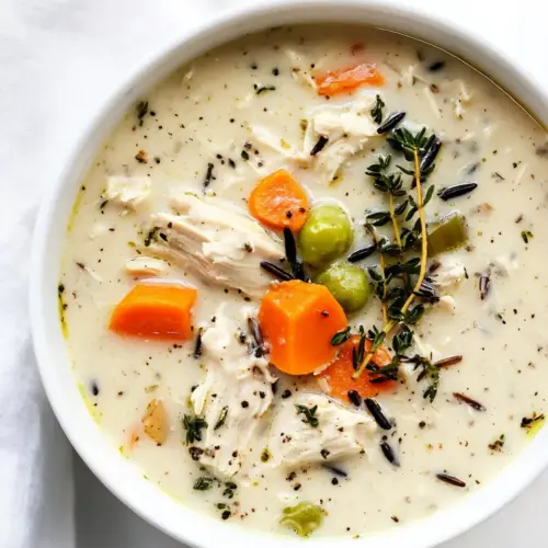 Instant Pot Creamy Chicken and Wild Rice Soup