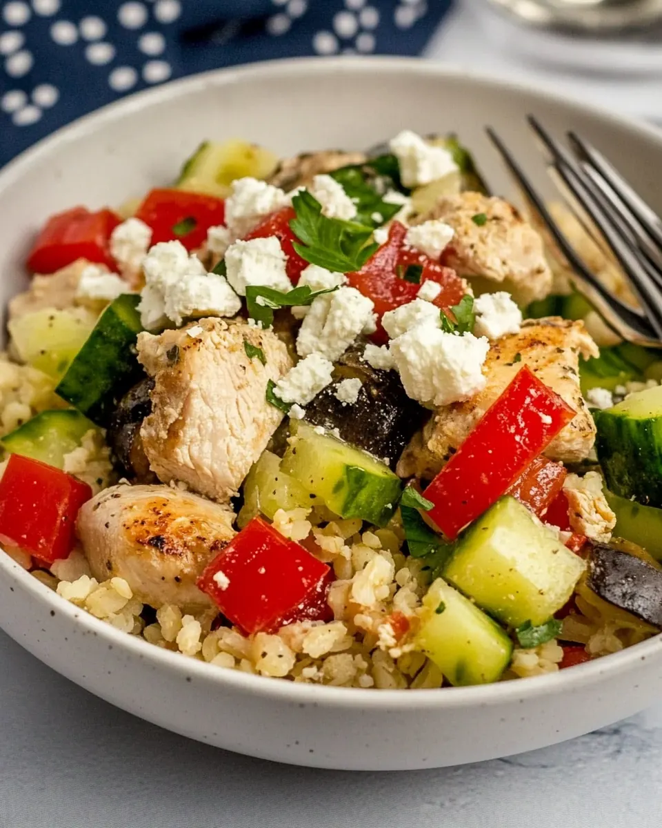 Instant Pot Greek Chicken Bowls