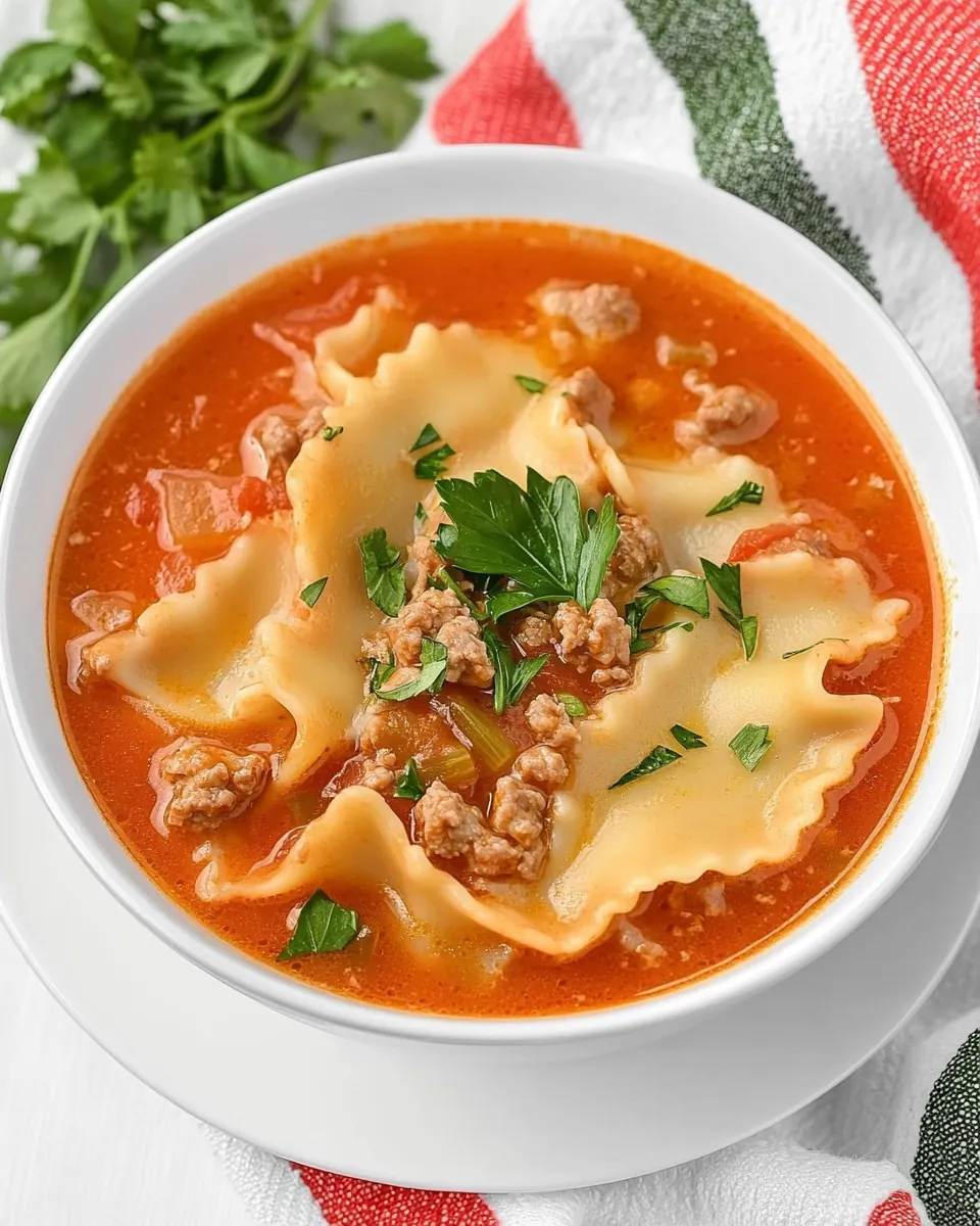 Instant Pot Lasagna Soup