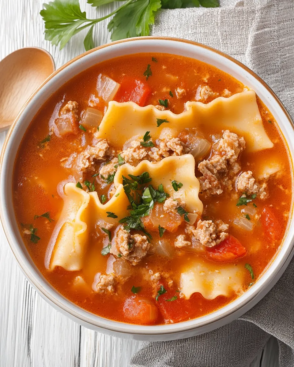 Instant Pot Lasagna Soup