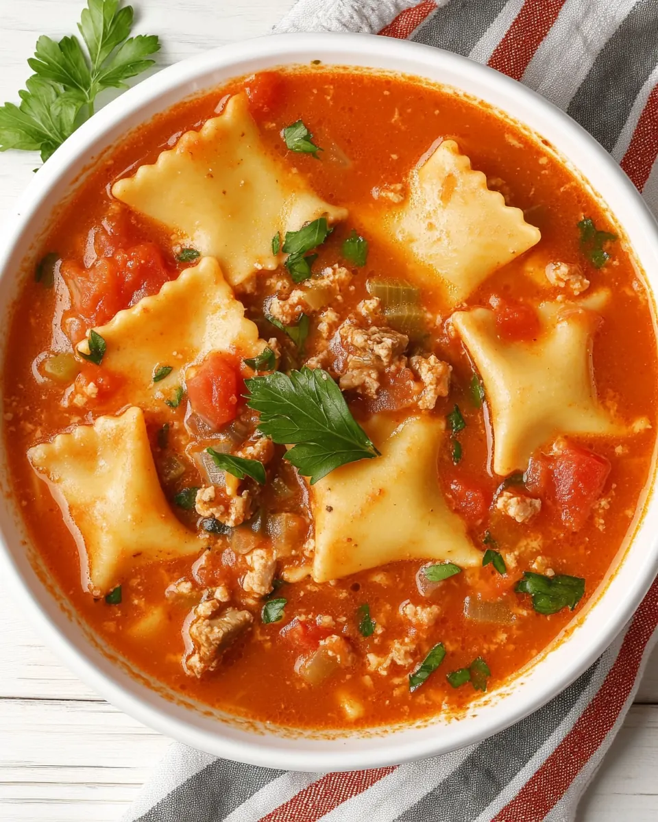 Instant Pot Lasagna Soup
