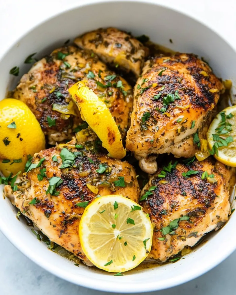Instant Pot Lemon Garlic Chicken