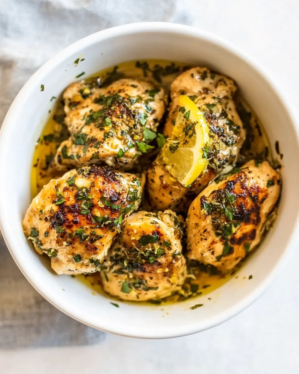 Instant Pot Lemon Garlic Chicken