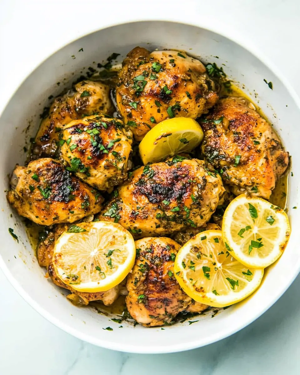 Instant Pot Lemon Garlic Chicken
