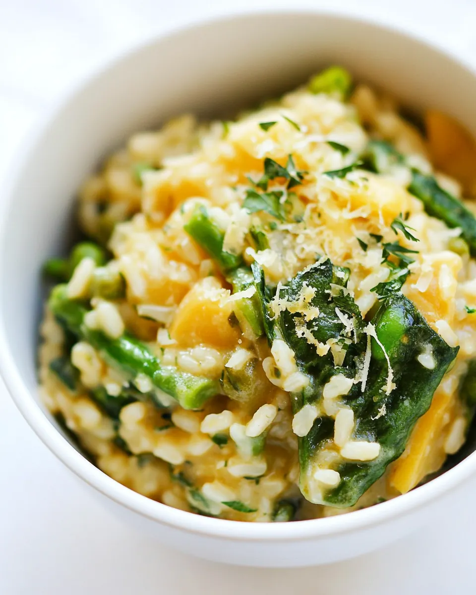 Instant Pot Lemon Vegetable Risotto