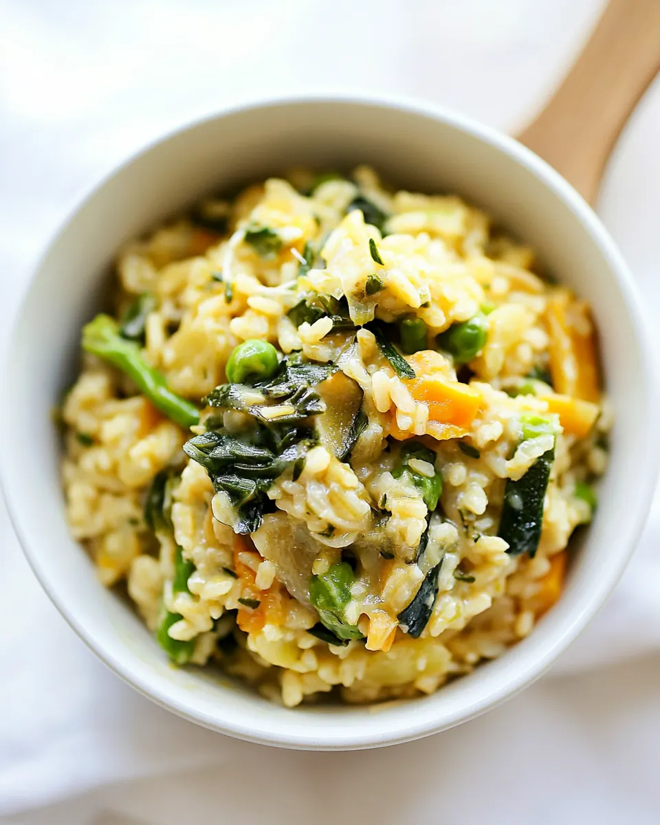 Instant Pot Lemon Vegetable Risotto
