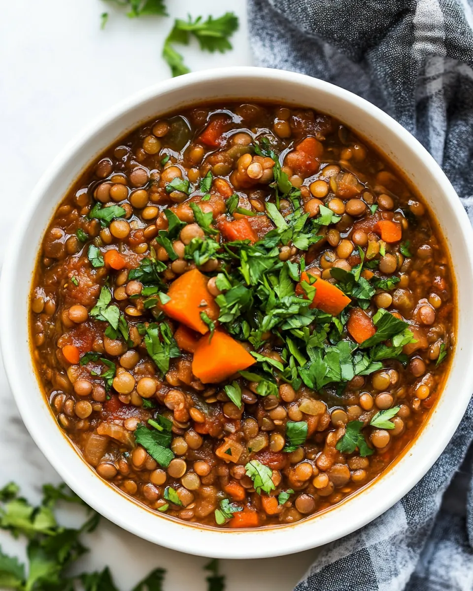 Instant Pot Lentil Soup