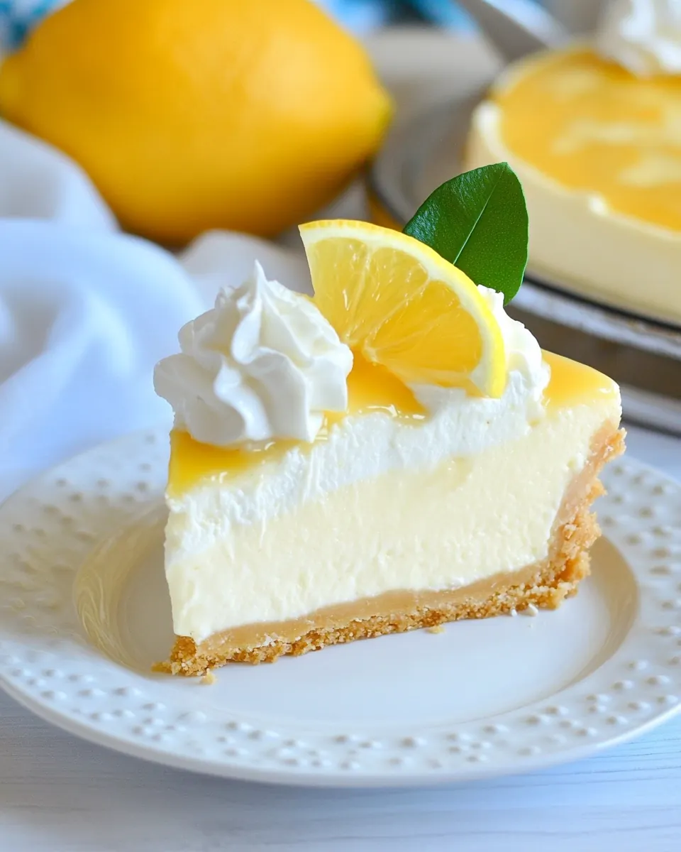 Instant Pot Meyer Lemon Cheesecake
