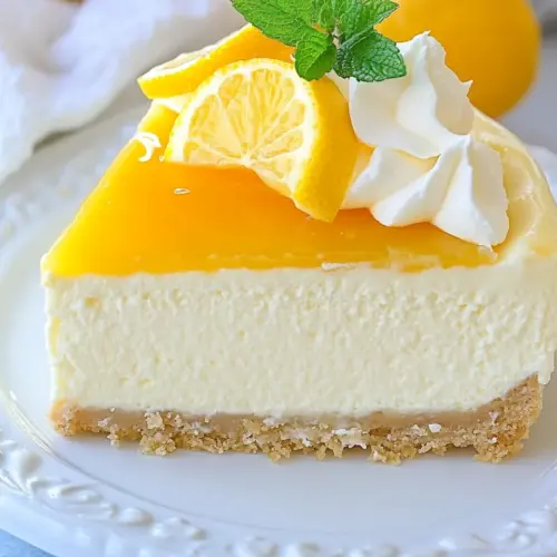 Instant Pot Meyer Lemon Cheesecake