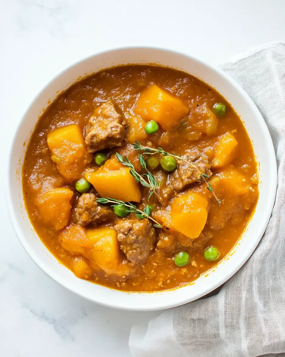 Instant Pot Pumpkin Beef Stew