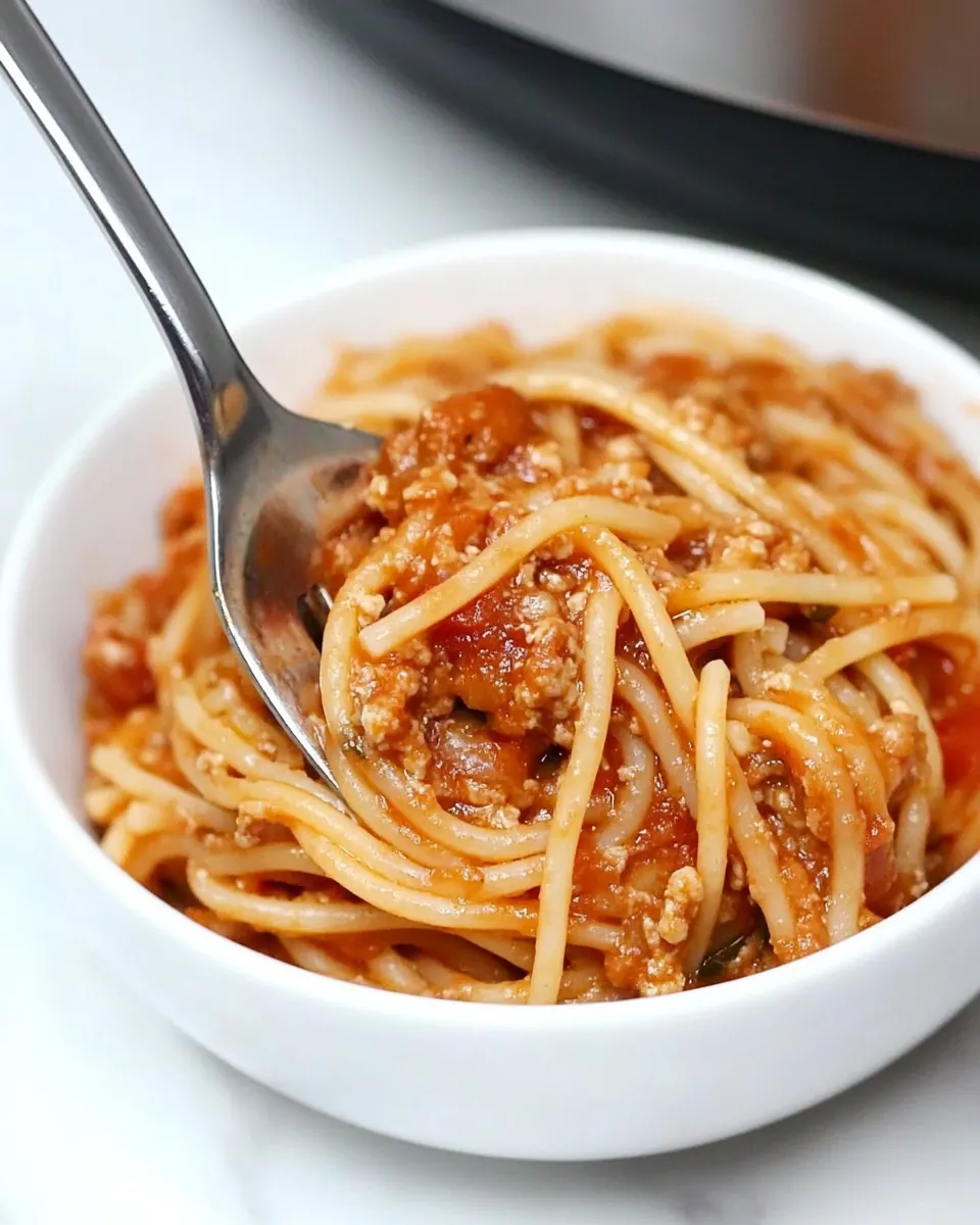 Instant Pot Spaghetti