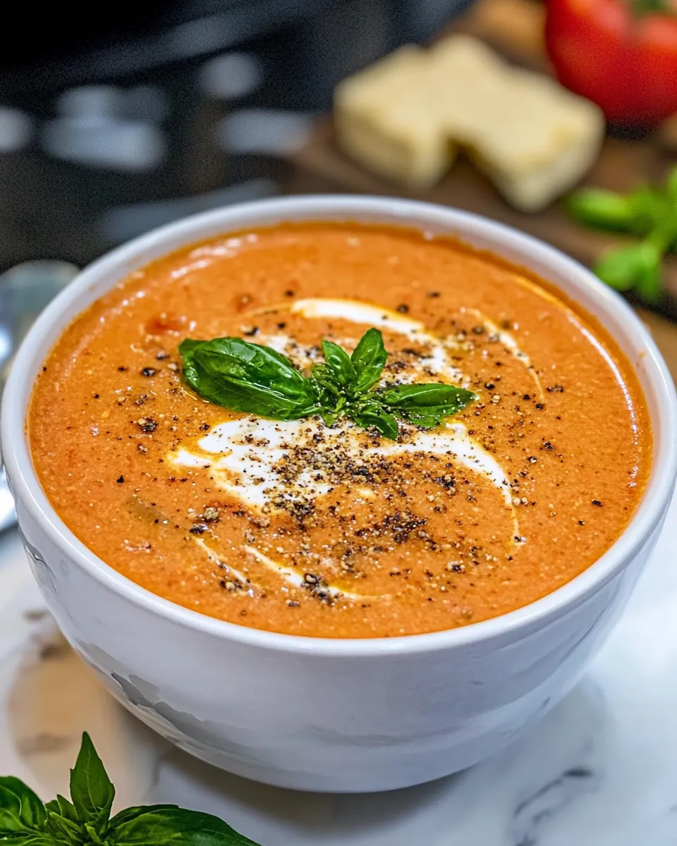 Instant Pot Tomato Bisque
