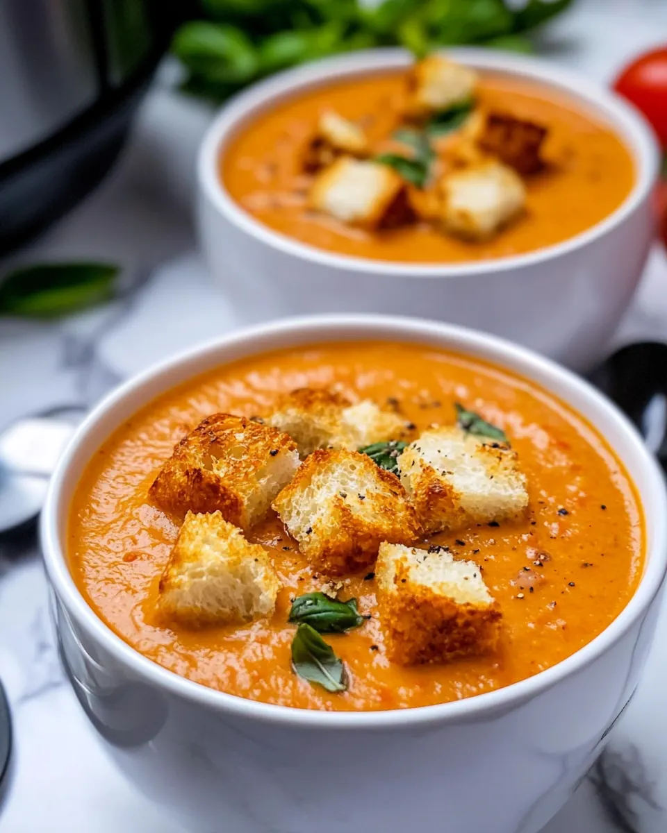 Instant Pot Tomato Bisque