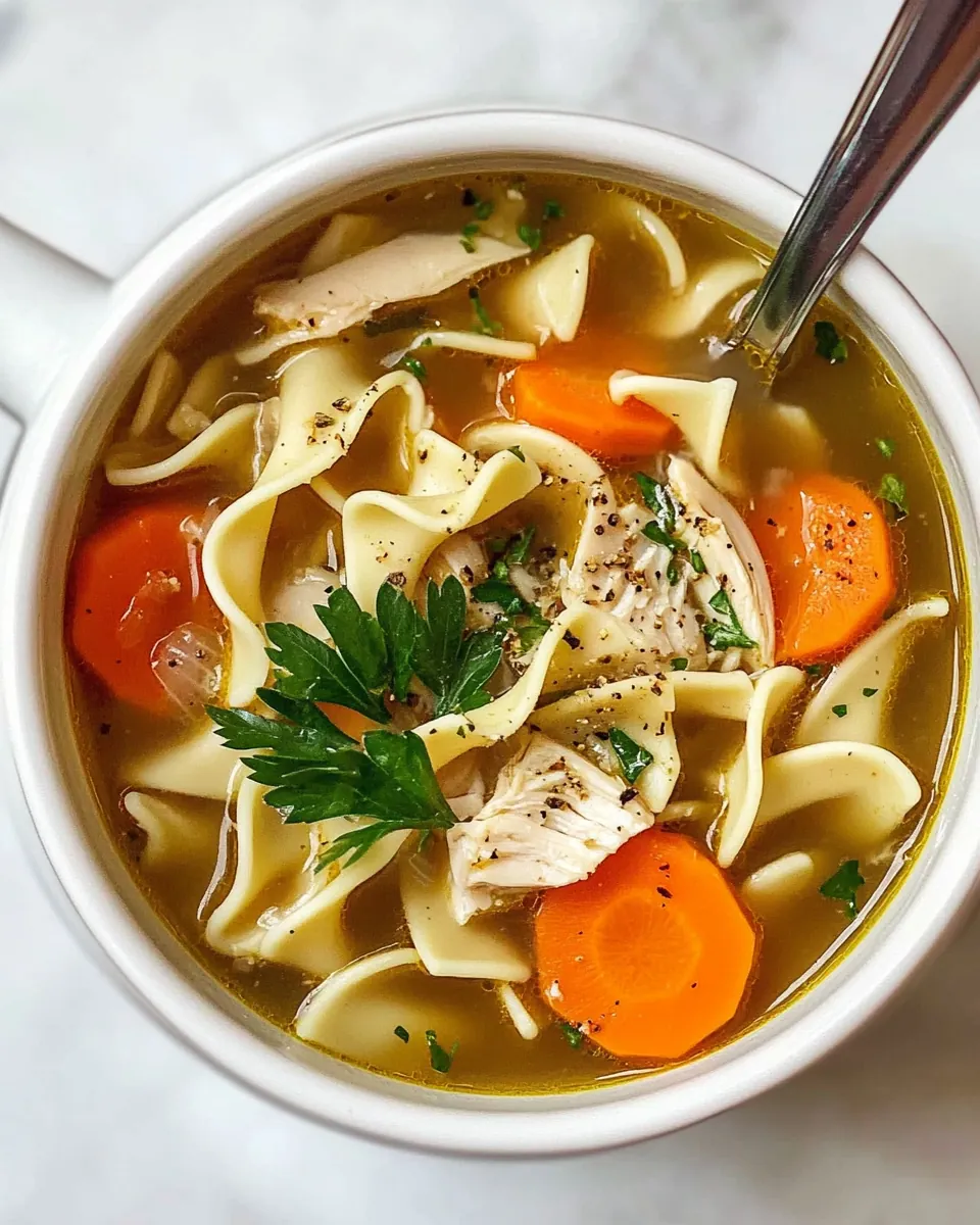 Instant Pot Turkey Noodle Soup