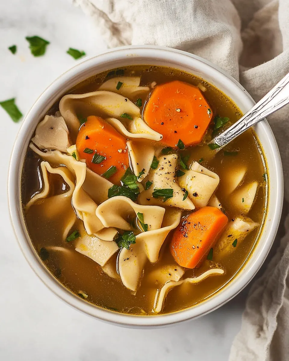 Instant Pot Turkey Noodle Soup