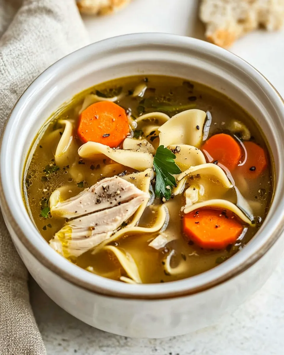 Instant Pot Turkey Noodle Soup