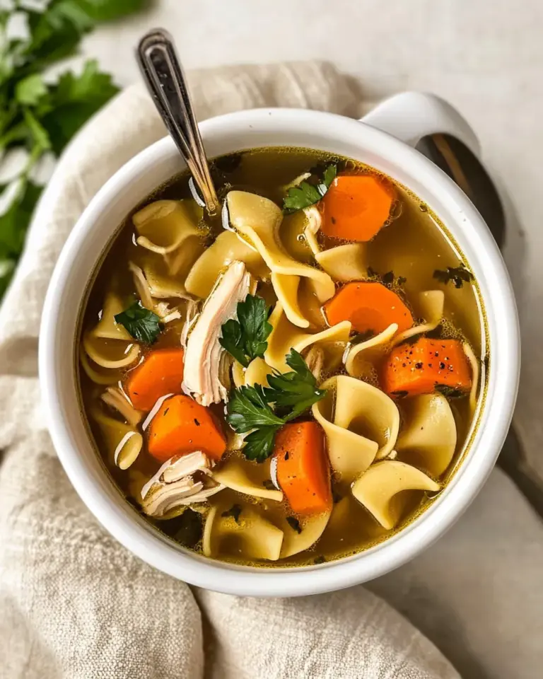 Instant Pot Turkey Noodle Soup