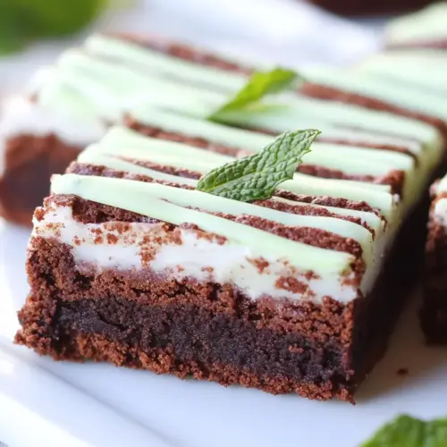 Irish Mint Brownies