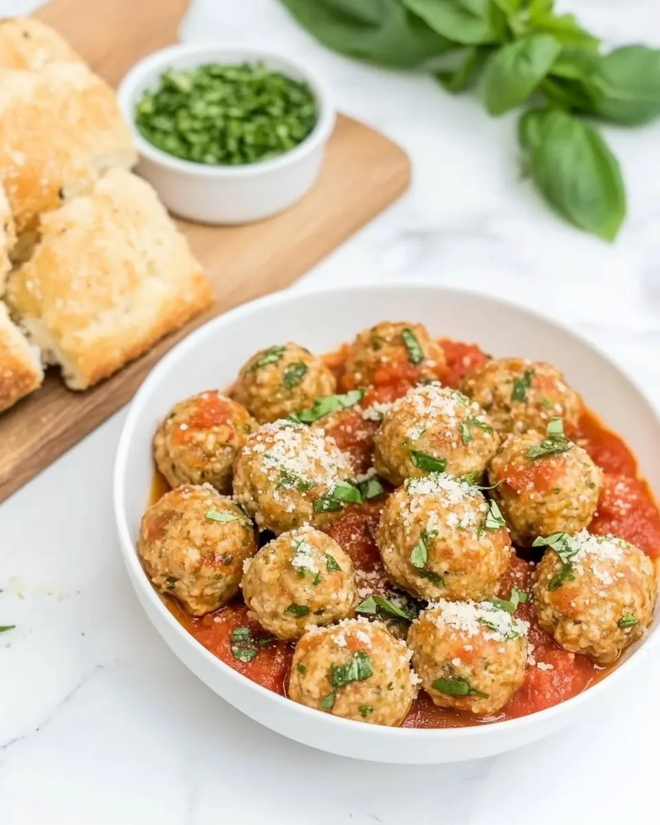 Italian Chicken Meatballs