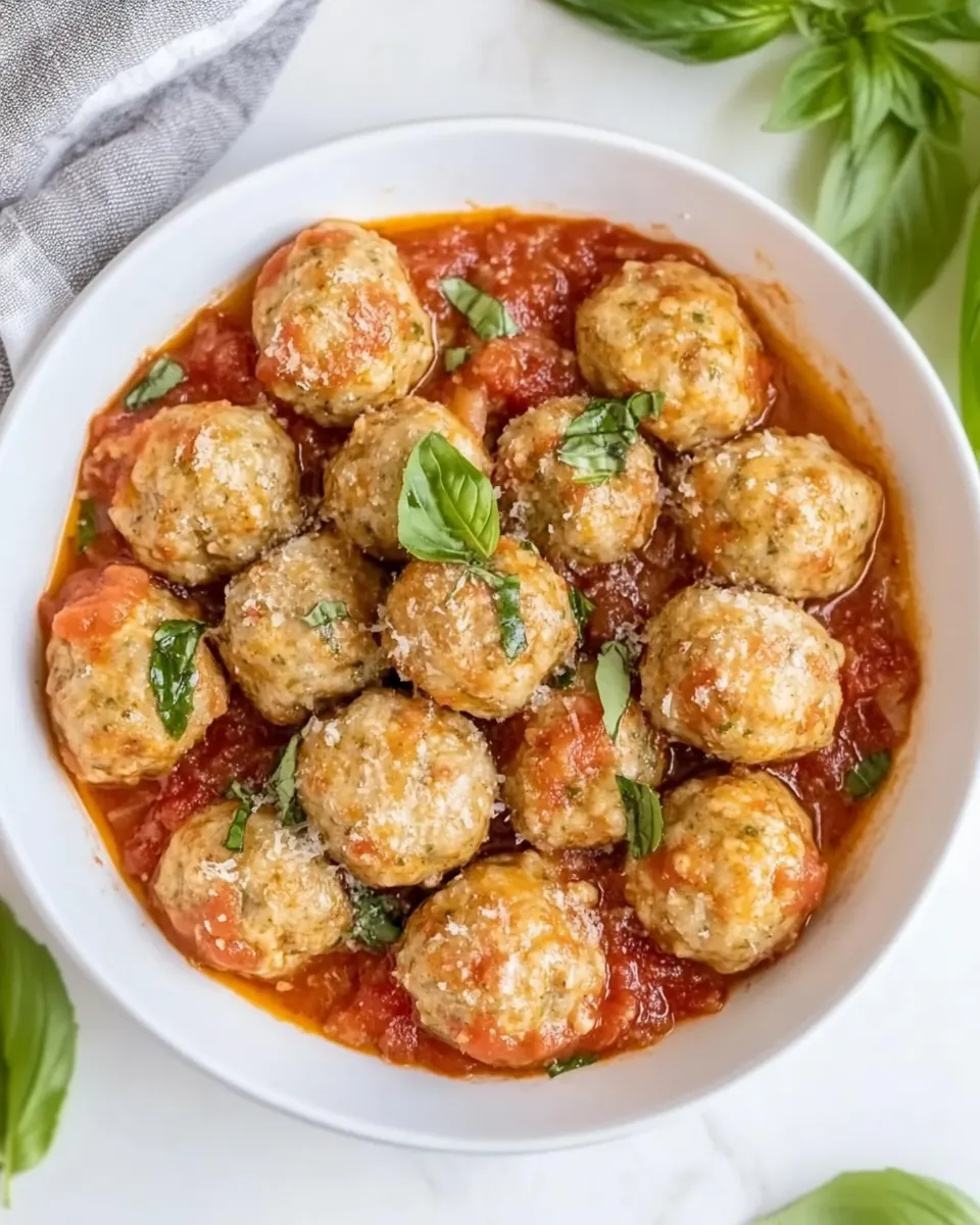 Italian Chicken Meatballs