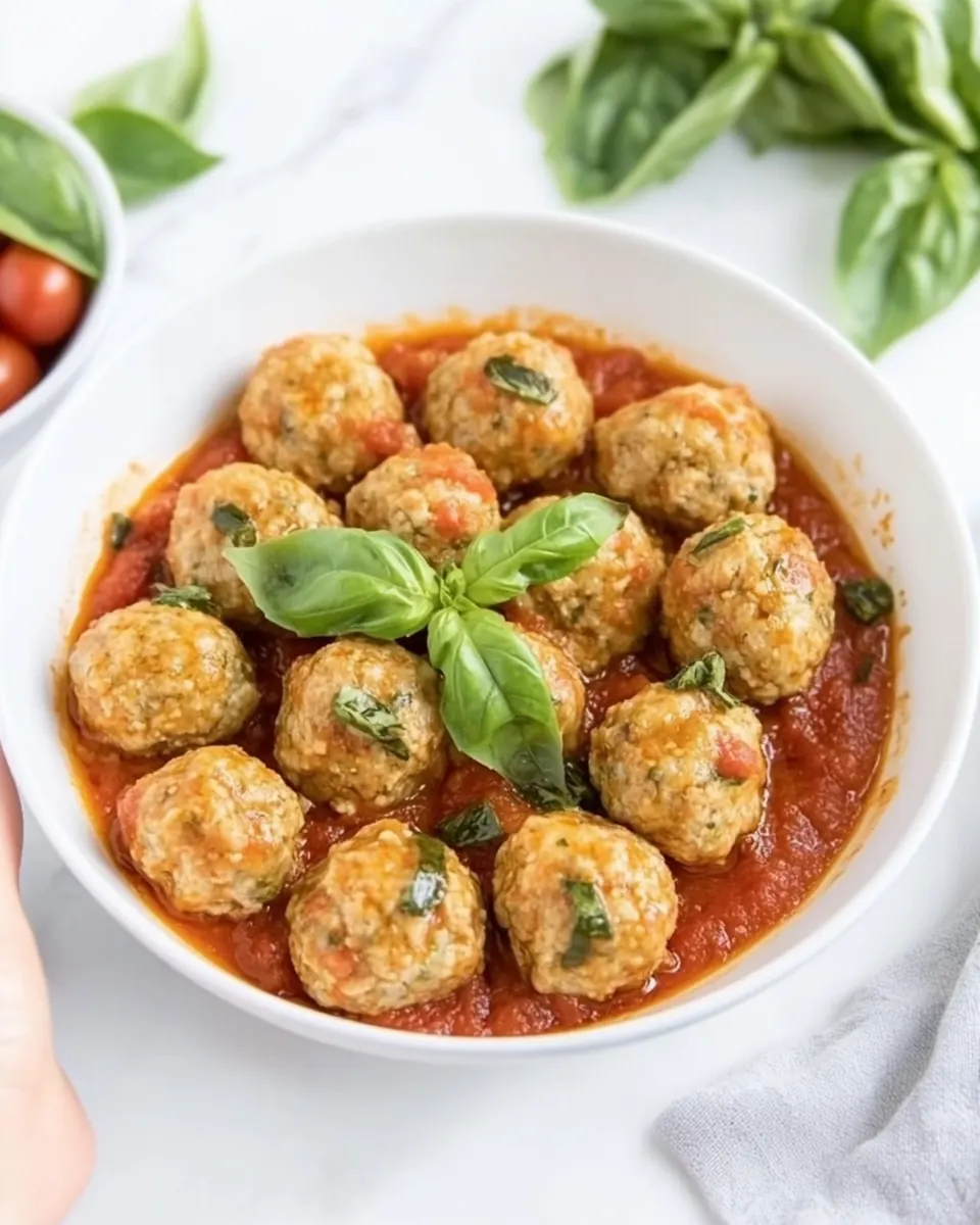 Italian Chicken Meatballs