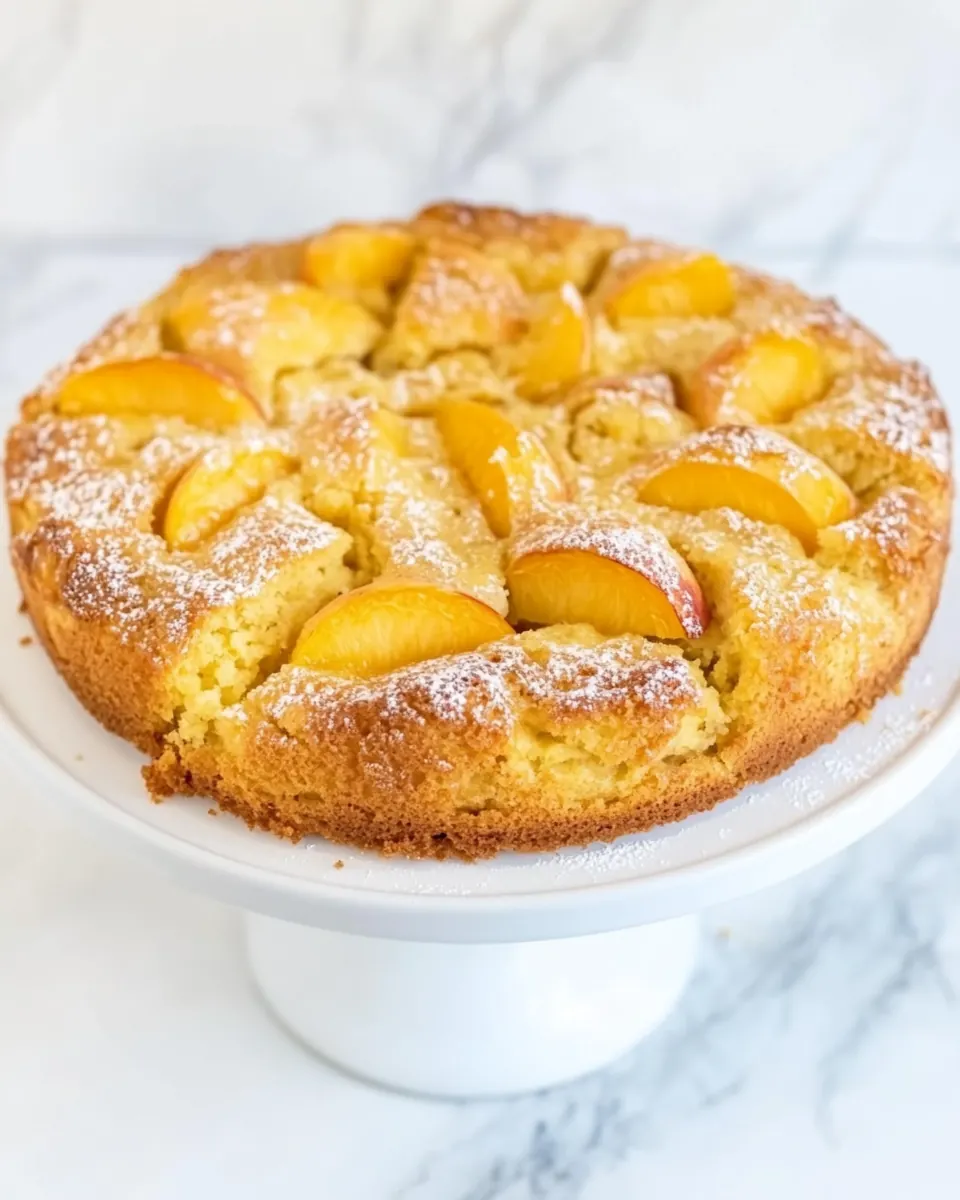 Italian Peach Cake
