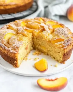 Italian Peach Cake