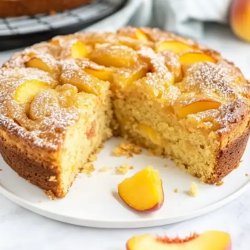 Italian Peach Cake