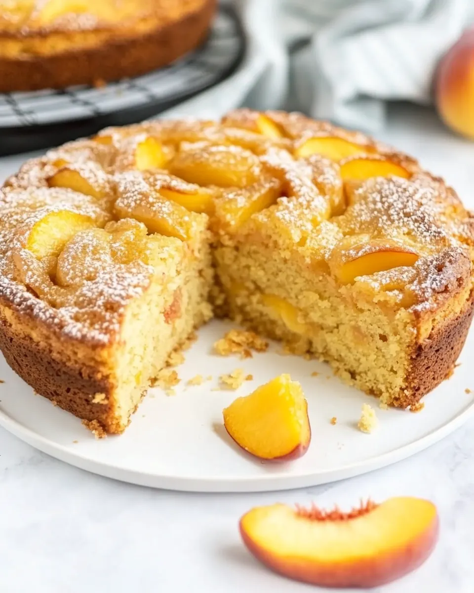Italian Peach Cake