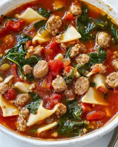 Italian Sausage Soup