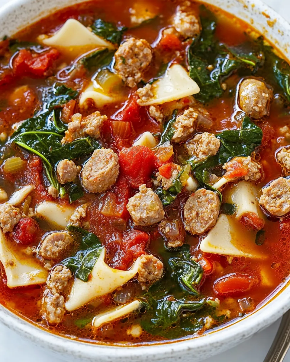 Italian Sausage Soup