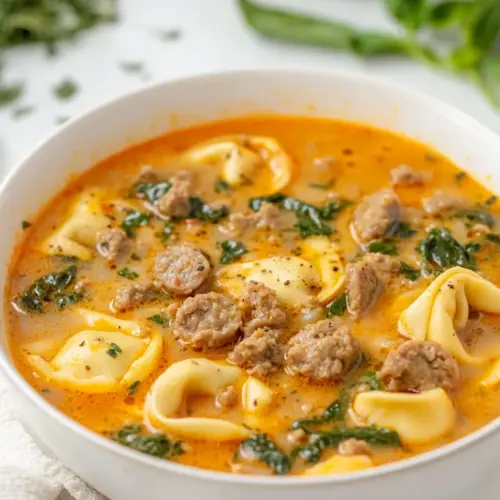 Italian Sausage Tortellini Soup