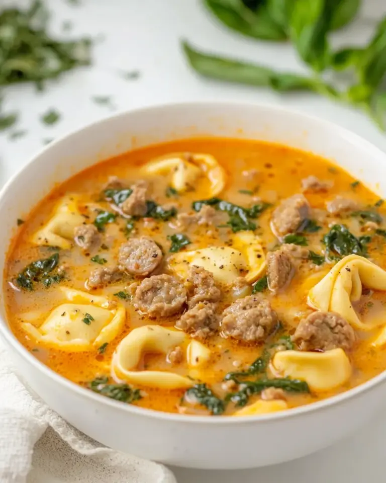 Italian Sausage Tortellini Soup