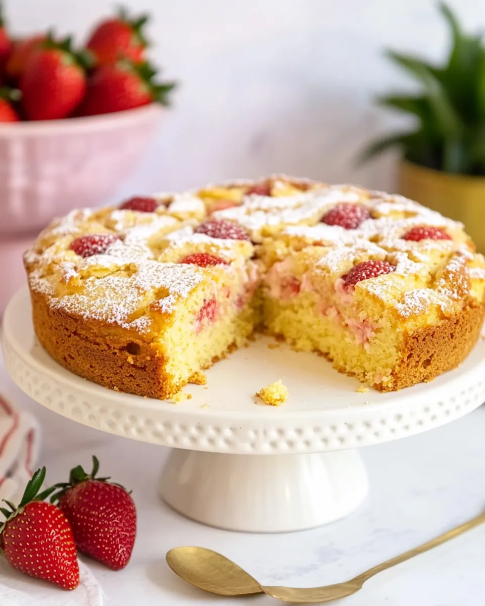 Italian Strawberry Cake