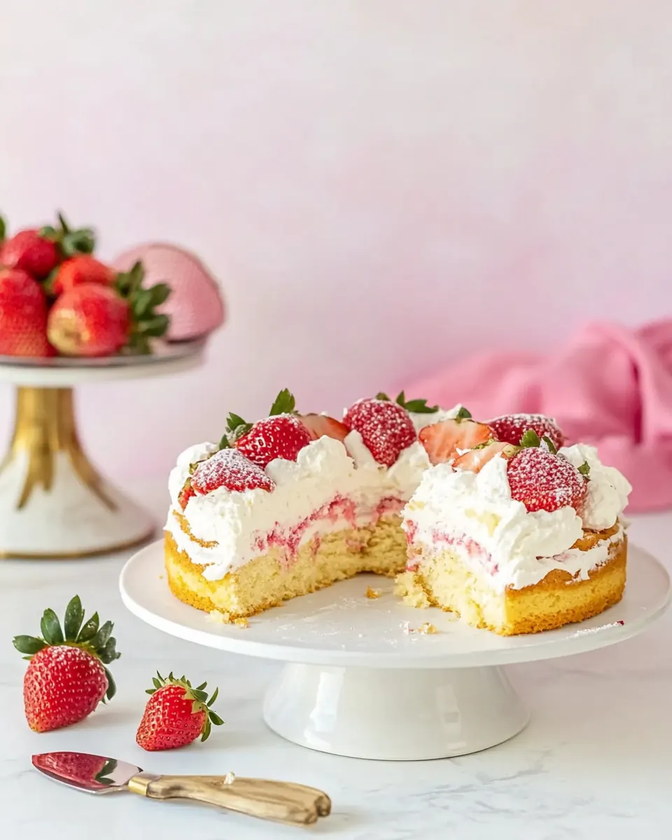 Italian Strawberry Cake
